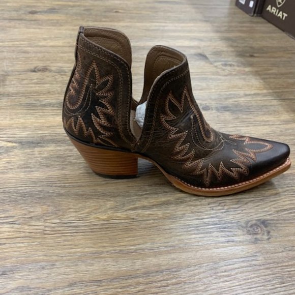 Women's Ariat Bootie in Weathered Brown - Picture 1 of 4